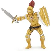 Papo Guld Riddare - H: 9 cm - - One Size - Leksaksfigur
