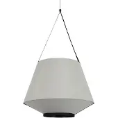 Forestier Taklampa , Carrie M, dimbara, Grå, Vardagsrum, Tyg / textil, Design