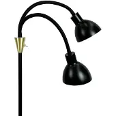 Dyberg Larsen Design golvlampa Lilje, Svart, Vardagsrum / matsal, Metall, Design, Golvlampa