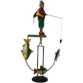 Authentic Models Fly Fisherman dekoration