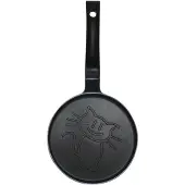 Klausberg kb-7973 stekpanna, blått mönster, 18 cm, aluminium, non-stick, svart