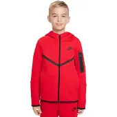 Nike Tech Fleece Hoodie Junior, röd