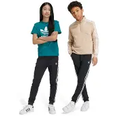 Adidas Originals Sweatpants - Trefoil - Svart/Vit - - 10 år (140) - Sweatpants