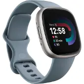 Fitbit Versa 4 smartwatch Waterfall Blue/Platinum
