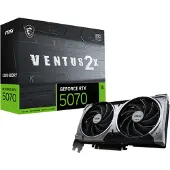 MSI GeForce RTX 5070 12G VENTUS 2X OC - Grafikkort - GeForce RTX 5070 - 12 GB GDDR7 - PCI Express 5.0 - 3 x DisplayPort, HDMI