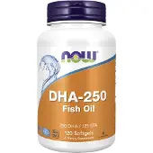 Now , DHA-250, Fiskolja, 120 mjuka kapslar