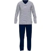 Tom Tailor Pyjamas lång marinblå / vit