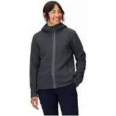 Marmot Women's Drop Line Full Zip Hoody Steel Onyx Heather