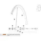 Mavic Ellipse 2011 Front Eker 10 Enheter