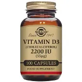 Solgar Vitamin D3 2200 Ie 55 Mcg 100 Enheter