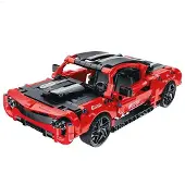 Colorbaby Frihjulsdriven Racerbil 457 Delar Byggspel 12x23.5x7.3 Cm