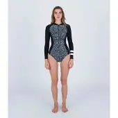 Hurley Advant 2 Mm Långärmad Shorty Med Dragkedja Fram För Dam