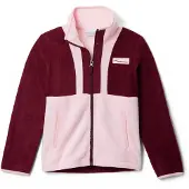 Columbia - Fleece/dunjackor barn - Back Bowl II Full Zip Fleece Rich Wine Satin Pink för UnisexUll - Barnstorlek M - Rosa