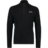 Mons Royale Cascade Merino 1/4 Zip Funktionströja black, M