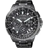 Citizen Eco-Drive Serie Evighetskalender Satellittidssynkronisering Multifunktionell Affärs-Sport och Fritid Solcellsdriven Kvarts Stål St CC9025-51E svart