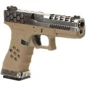 Aw Custom Vx0110 Hex-cut Metal Version Gbb Airsoft-pistol