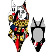 Turbo Queen Of Hearts Baddräkt