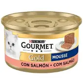 Purina Gourmet Gold Mousse Salmon 24x85g Kattmat