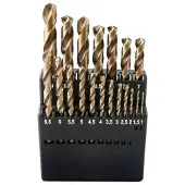 Stein Din 338 Koboltborrsett 1-10 Mm 19 Enheter