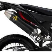 Arrow Thunder Aluminium Dark Aprilia Rx/sx 125 ´21-22 Homologerad Ljuddämpare