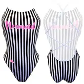 Turbo Sirene Pink Mermaid Baddräkt