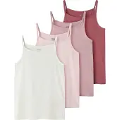 Name it Solid Ärmlös Baslager 4 Enheter