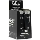 Styrkr Gel30 Dual-carb Låda Med Energigeler 72g 12 Enheter