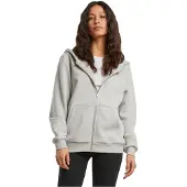 Build Your Brand Fluffy Sweatshirt Med Dragkedja