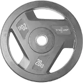 Titan Life Viktskiva Gummi 50 mm 1,25–25 kg