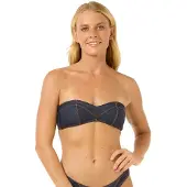 Rip Curl Dalias Denim Bandeau Bikinitopp