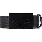 Armani Exchange för män. 951019CC50700020 Svart läderbälte (28), Casual, Klassisk, Hud