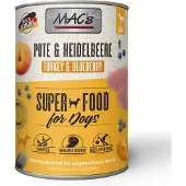 Mac'S Ekonomipack: Adult Superfood 24 x 400 g - Kalkon & blåbär