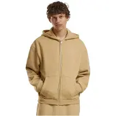 Build Your Brand Fluffy Sweatshirt Med Dragkedja