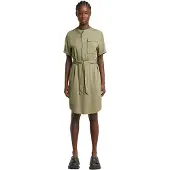 G-Star Belted Dress - Green - Women