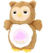 WINFUN 39377 Soothing Sounds Light-up Owl Nallebjörn
