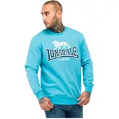 Lonsdale Sweatshirt 'Lawins' marinblå / ljusblå / vit