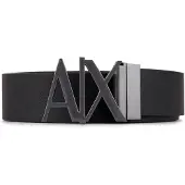 Armani Exchange för män. 951017CC50554120 Svart läderbälte (30), Casual, Klassisk, Hud