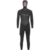 Orca Tango Hooded 3/2 Mm Långärmad Våtdräkt Med Huva Och Dragkedja På Bröstet