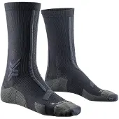 X-socks Trail Run Discover Crew - Löparsockor Black / Charcoal 45 - 47