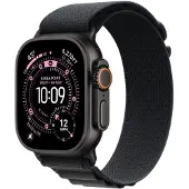 Apple Watch 49 mm svart Alpine-armband, medelstor
