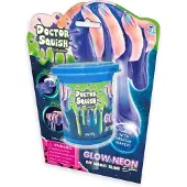 Doctor Squish Glow In The Dark Slim - Blå 100g
