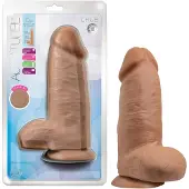 Blush Chub - realistisk dildo med sugkopp - 18 cm - hudfärgad