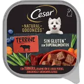 Cesar Naturlig Godhet Våtfoder För Hundar Med Oxe 16x100g