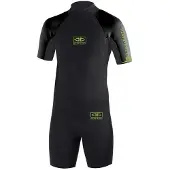 Ocean & Earth Surf School Spring 2 Mm Kortärmad Shorty Med Dragkedja Bak