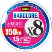 Duel Hardcore X8 Flätlina 150 M