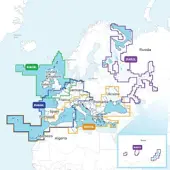 Garmin Naeu643l Medelhavet Och Svarta Havet Navionics+ Micro Sd/sd-kortkarta