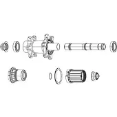 Zipp Zm2 Front Set Axle End Cap Bussning