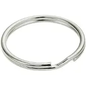 Stoker Stål Förnicklad Nyckelring 40 Mm 100 Enheter