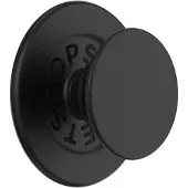 PopSockets PopGrip - Fingergrepp/vikbart ställ för mobiltelefon - MagSafe, round - svart