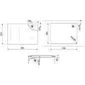 Smeg Si1m4844d 80 Cm Induktionshäll 4 Brännare